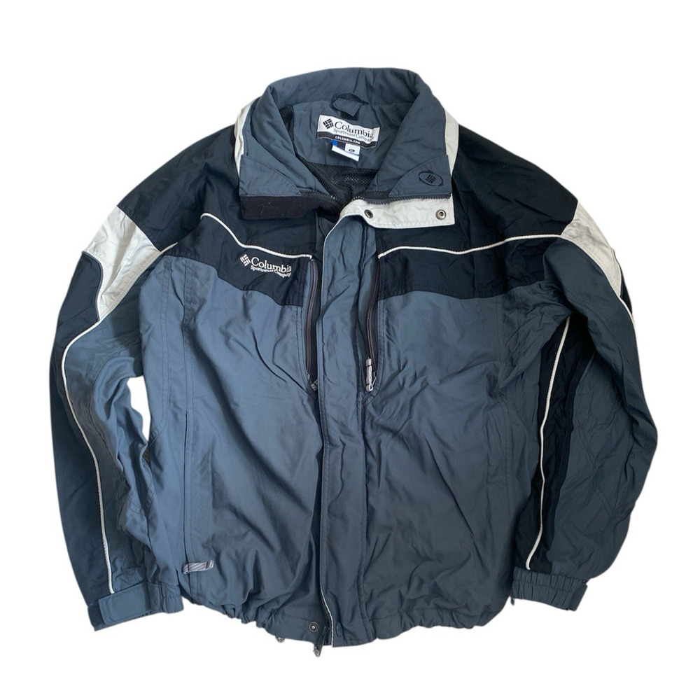 Columbia Core Jacket Men XL Snow Ski Core Interchange Gray Black Performance